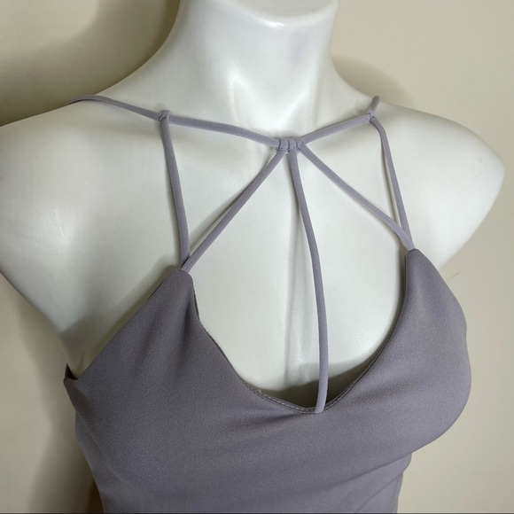 Missguided Multi Strap Curve Hem Bodycon Dress NWT 6 - Picture 4 of 7